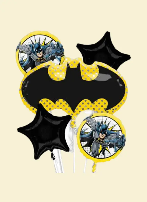 Batman Helium Balloon Bouquet
